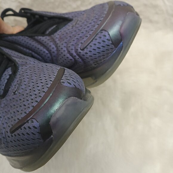 Nike Mens Air Max 720 Sneakers Shoes Youth 7Y Purple Black A03196-002 - Picture 8 of 8